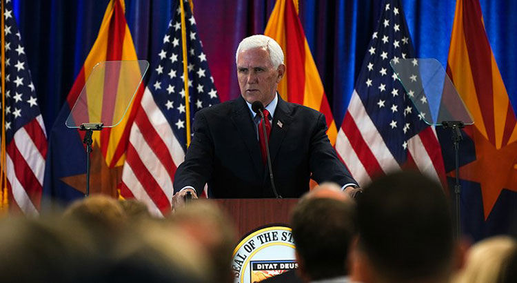 ‘Border security is national security’: Pence in Arizona to discuss immigration