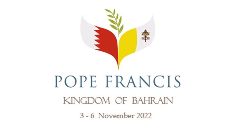 Official logo of Pope's Visit to Bahrain