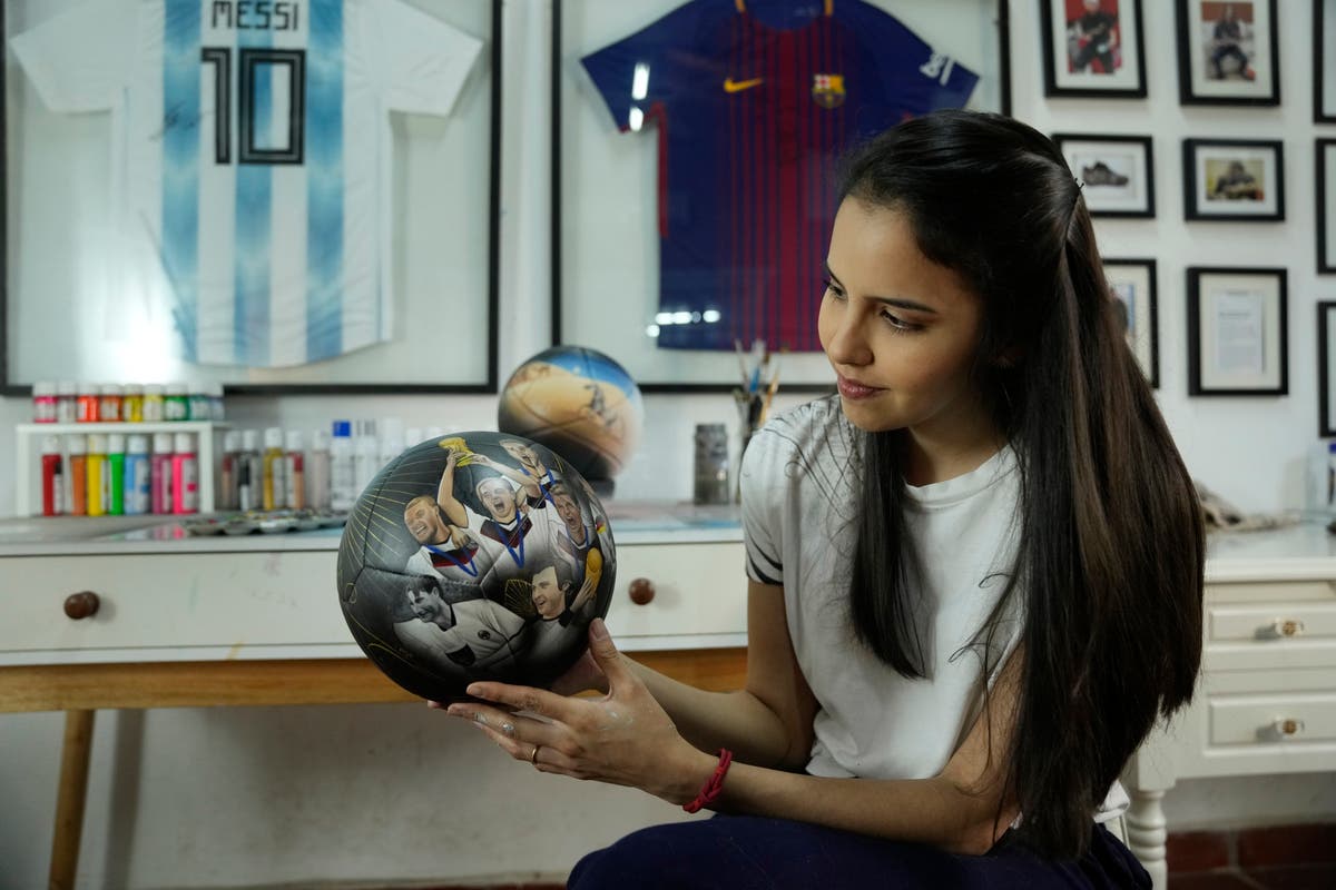 Soccer-inspired art show heads to World Cup in Qatar