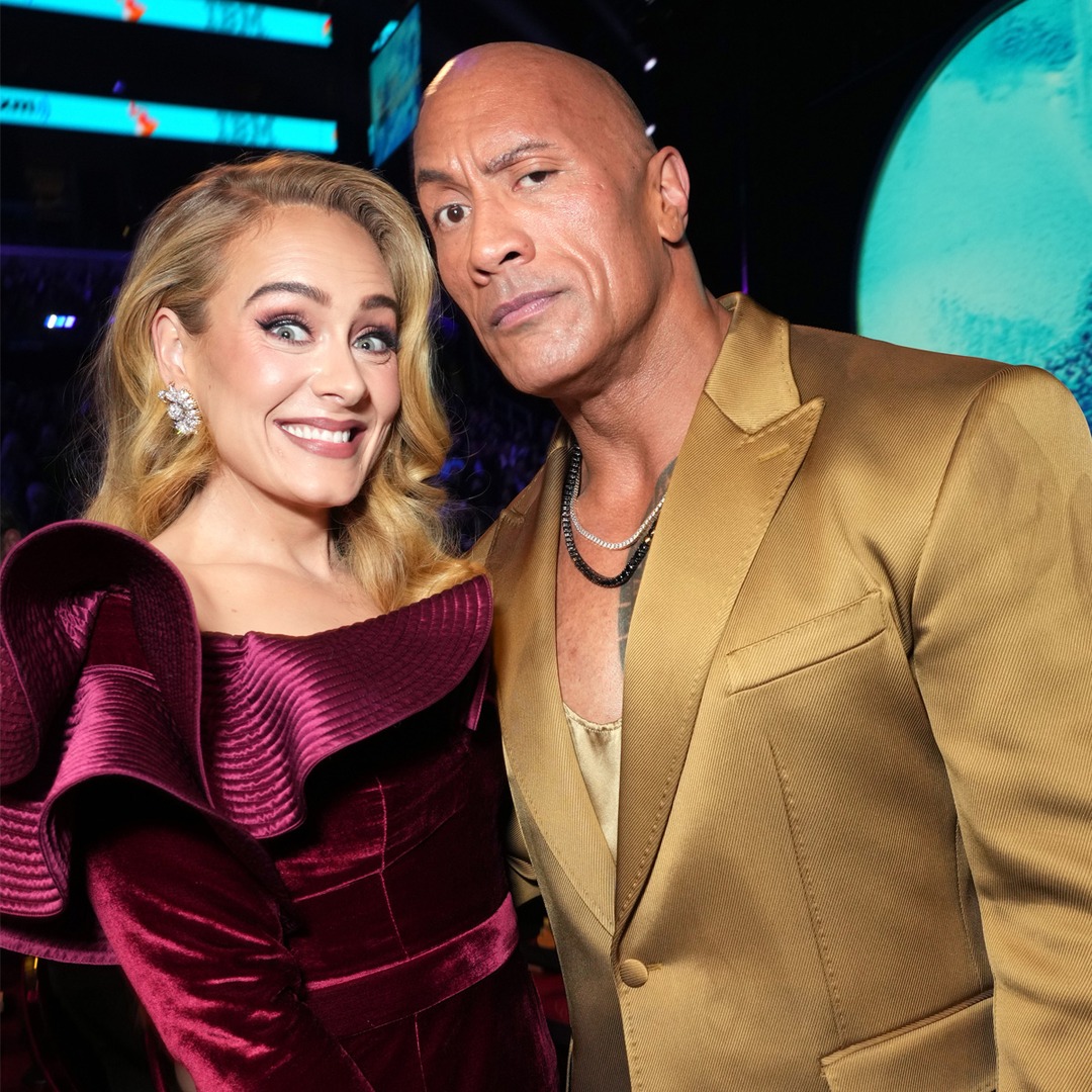Dwayne Johnson Reveals How He Pulled Off That Adele Surprise at 2023 Grammys - E! Online
