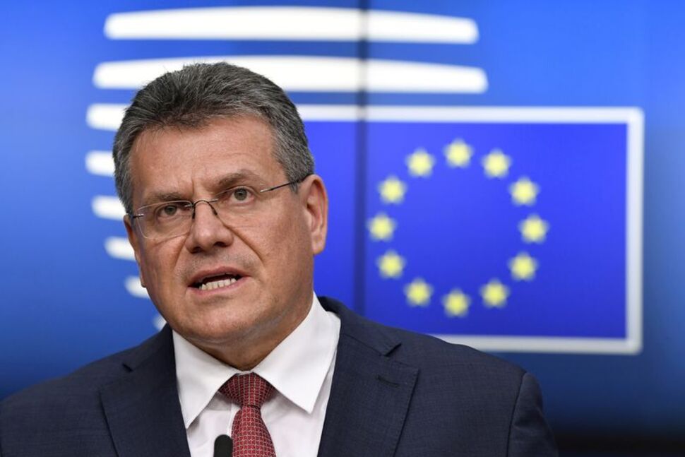 EU's Sefcovic: Progress Made in Talks With UK on Northern Ireland Protocol