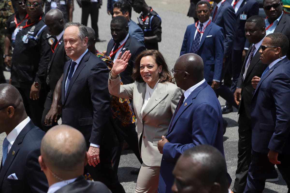 Harris to meet Ghana's president as she begins Africa trip