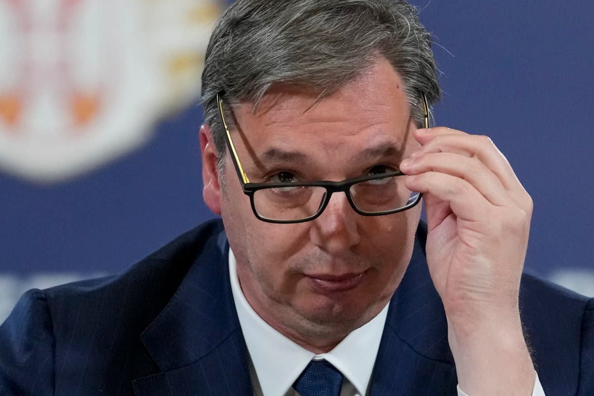 Serbian leader lashes out at the West over Kosovo vote