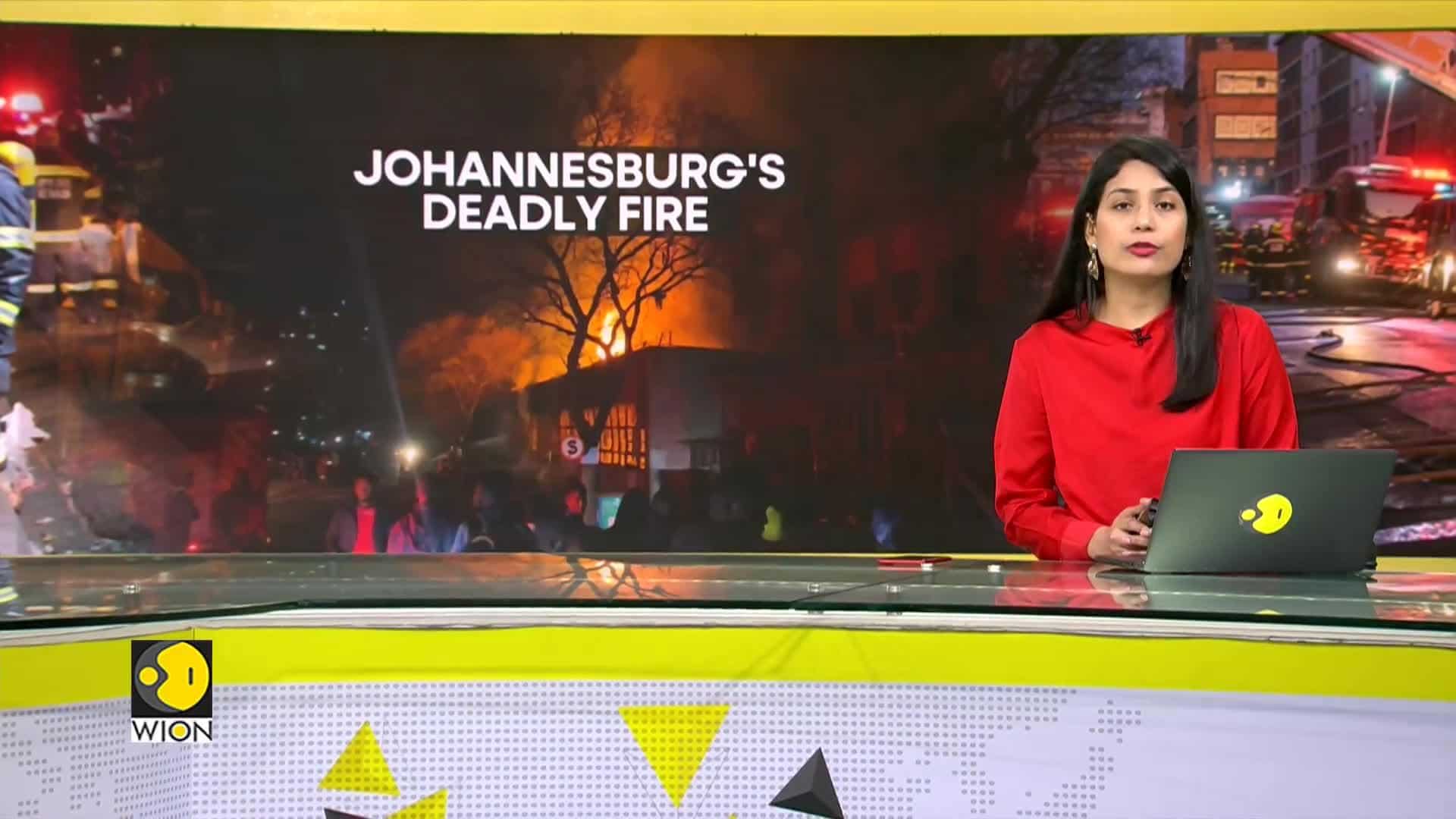 At least 73 dead in a fire in Johannesburg