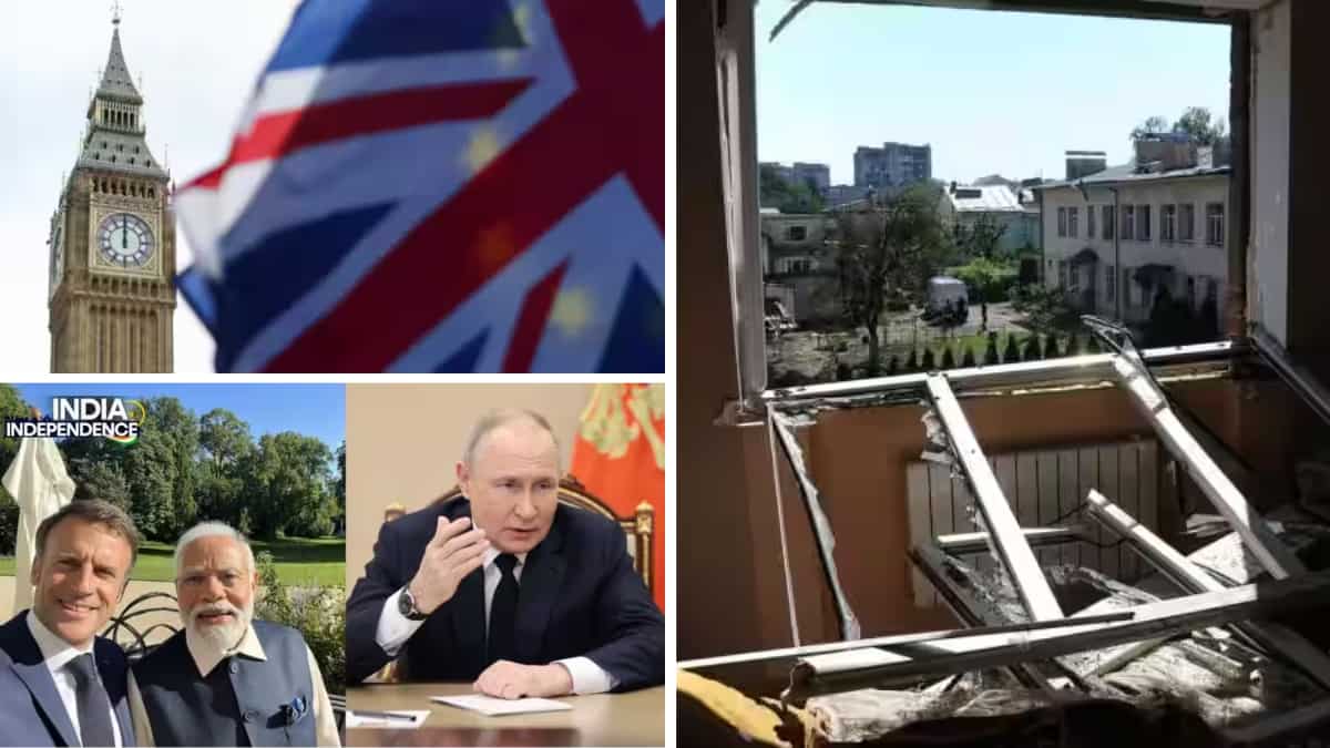 Top 10 world news: ‘Russian spies’ arrested in UK, Russian missile hits Swedish factory in Ukraine, and more