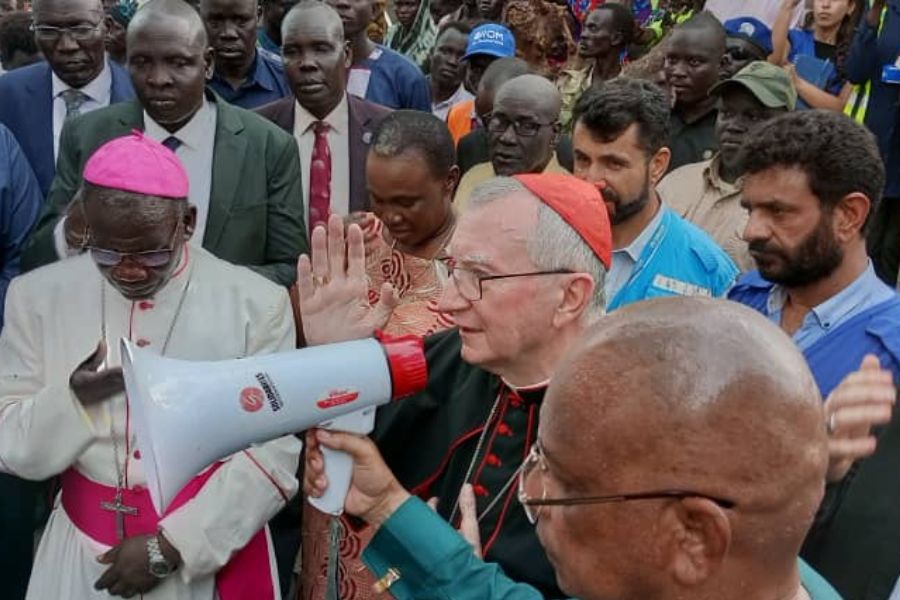 “We feel very sorry for you”: Vatican Secretary of State to Refugees, Returnees from Sudan
