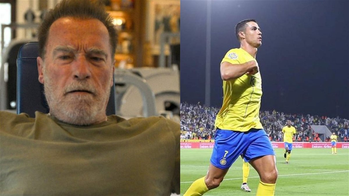 76-Year-Old Arnold Schwarzenegger Channels Inner Cristiano Ronaldo as He Re-connects with His First Love - EssentiallySports