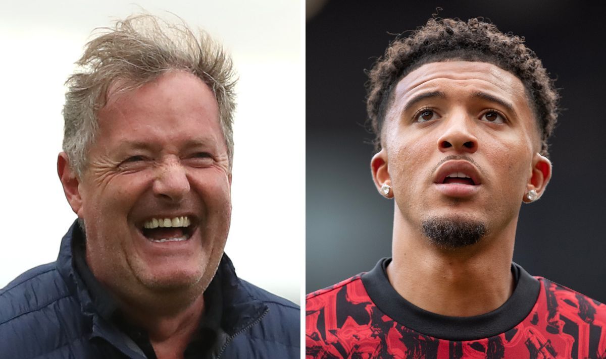 Piers Morgan offers Sancho a Ronaldo-style interview after attacking Ten Hag