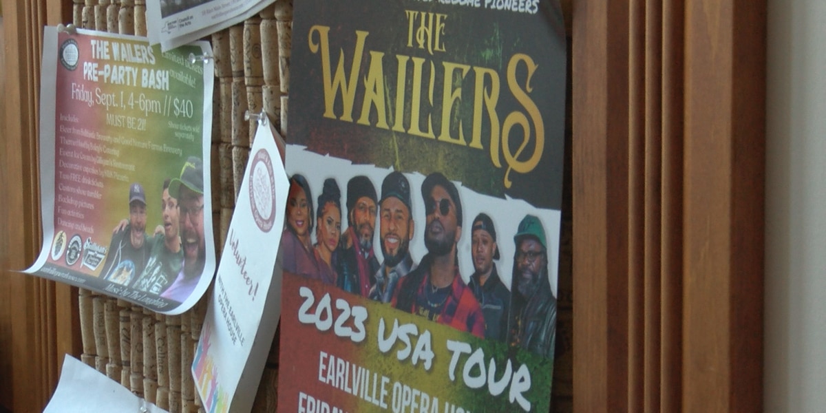 ‘The Wailers’ comes to Earlville Opera House