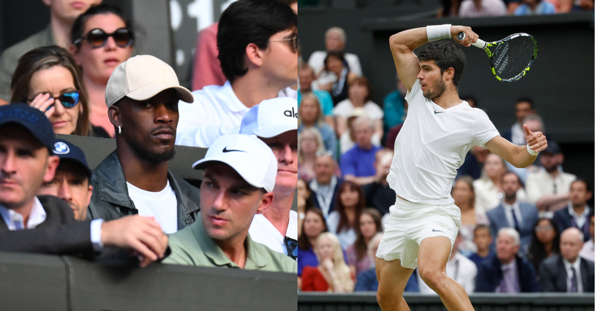 Publically Fanboying Over Carlos Alcaraz and Coco Gauff, Jimmy Butler Joins Justin Beiber and Wife Hailey for Special Match-Up - EssentiallySports