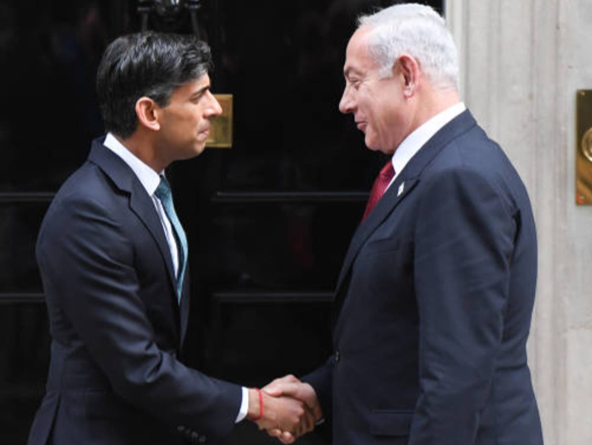 Rishi Sunak to visit Israel for talks with Netanyahu in Middle East diplomacy push