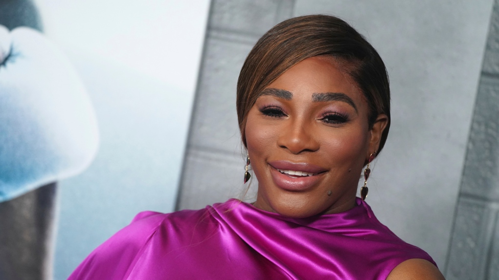 Serena Williams arrives at the premiere of "Creed III" on Monday, Feb. 27, 2023, at TCL Chinese Theatre in Los Angeles. (Photo by Jordan Strauss/Invision/AP)