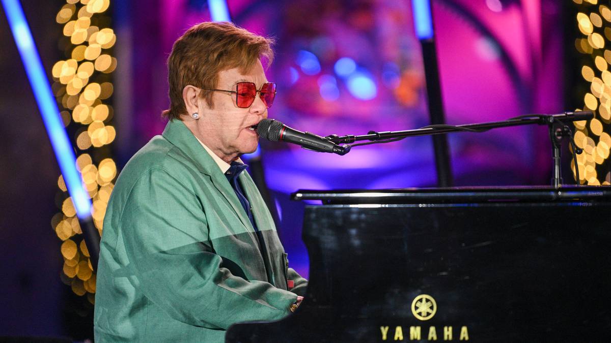 Elton John congratulates you on Christmas with his classic 'Step Into Christmas', which turns 50