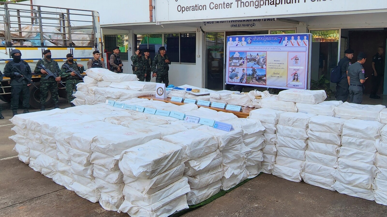 50 million methamphetamine tablets seized by Thai police near Myanmar border