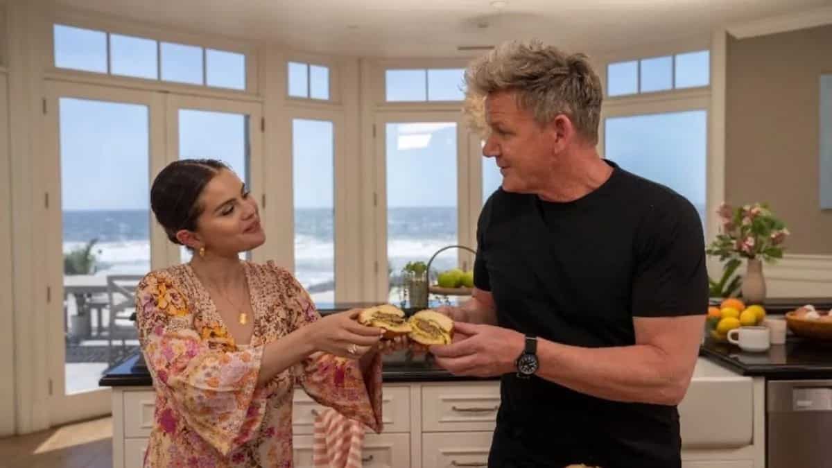 Gordon Ramsay & Selena Gomez Team Up Over A Breakfast Burger