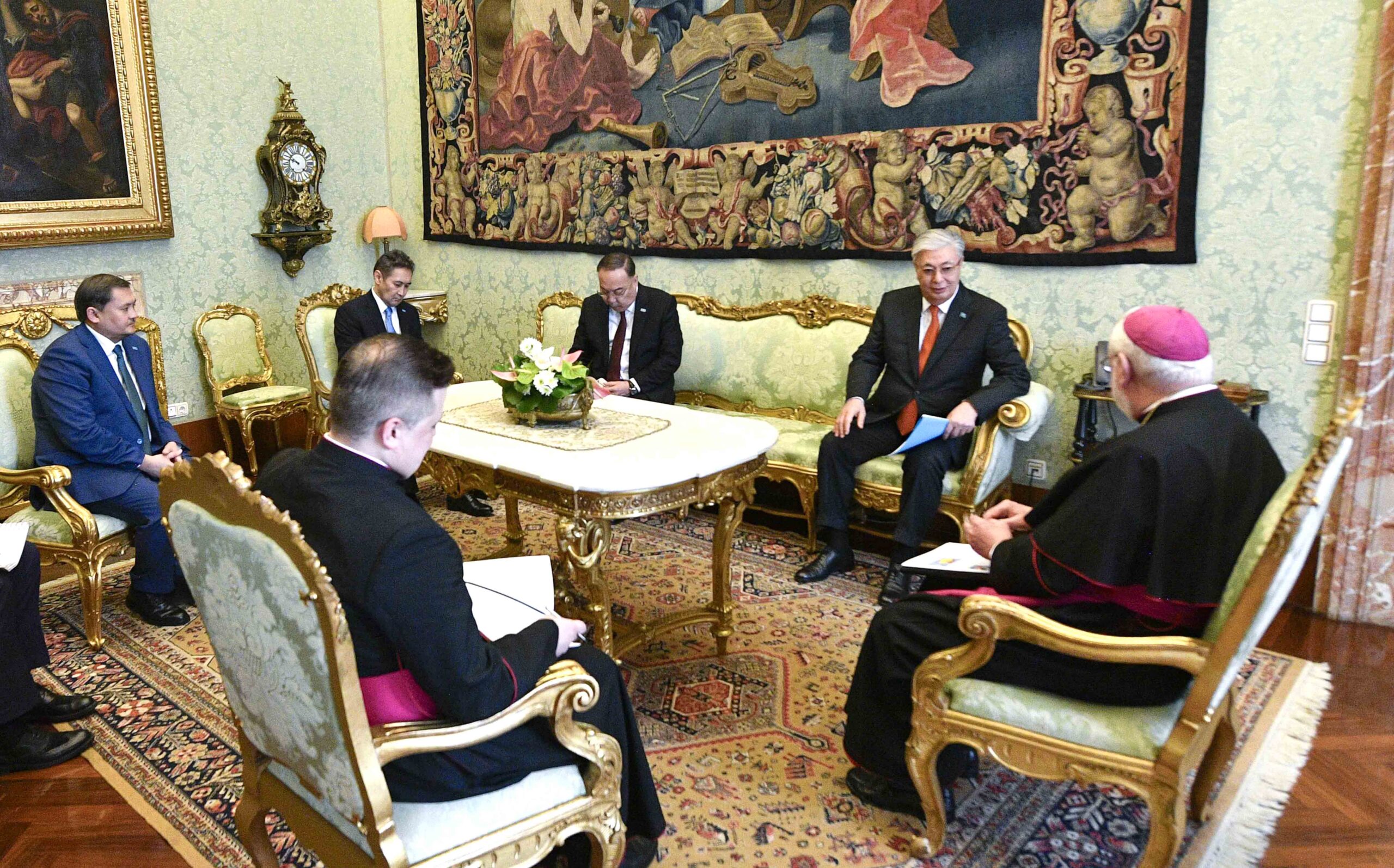 Kazakh President Holds Talks With Archbishop Paul Richard Gallagher in Vatican - The Astana Times