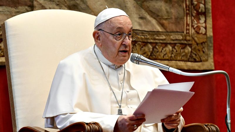 Pope calls for universal ban on surrogacy | CNN