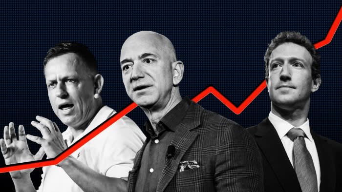 Thiel, Bezos and Zuckerberg join parade of insiders selling tech stocks