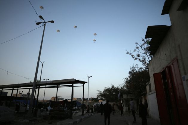 US carries out first airdrop of aid into Gaza