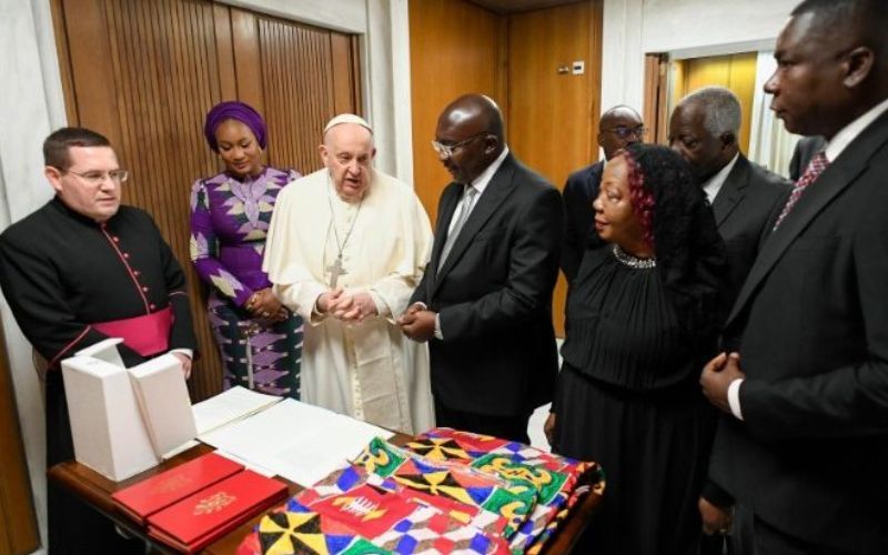 A “landmark meeting”: Ghana’s Vice President on Encounter with Pope Francis at Vatican, Says Pope “prayed for Ghana”
